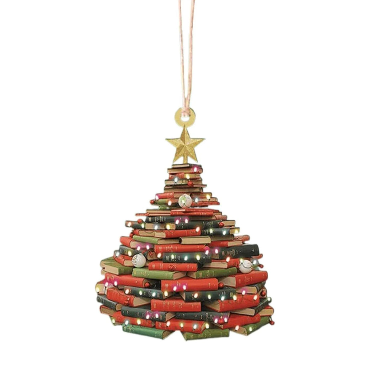 Acrylic Books Christmas Tree Decoration