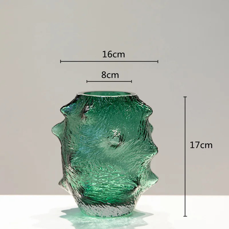 Sea Cucumber Glass Vase by DecorBites™