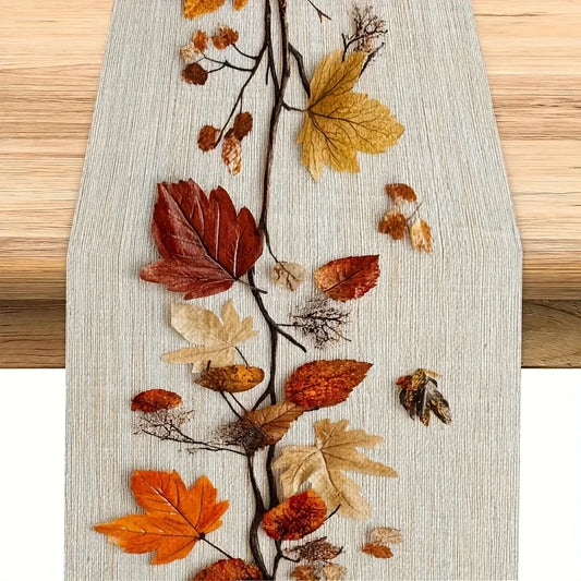 Autumn Fallen Leaf Table Runner