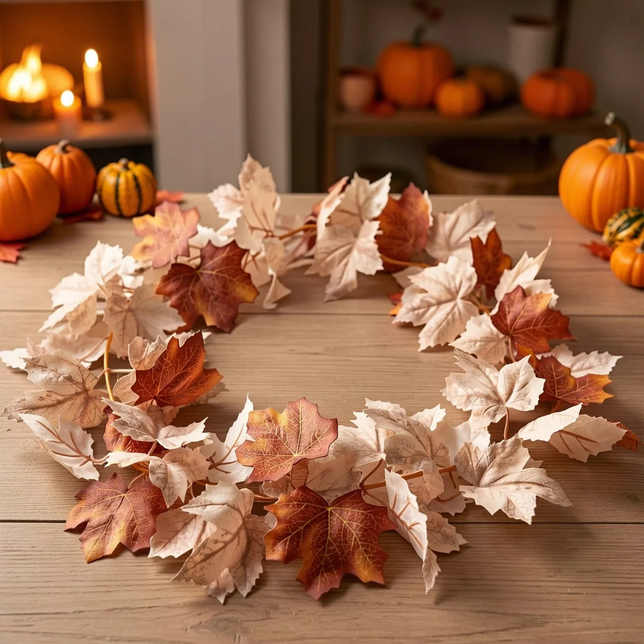 Fall Maples Leaves Garland