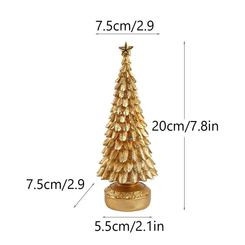 Tabletop Resin Christmas Tree Figurine