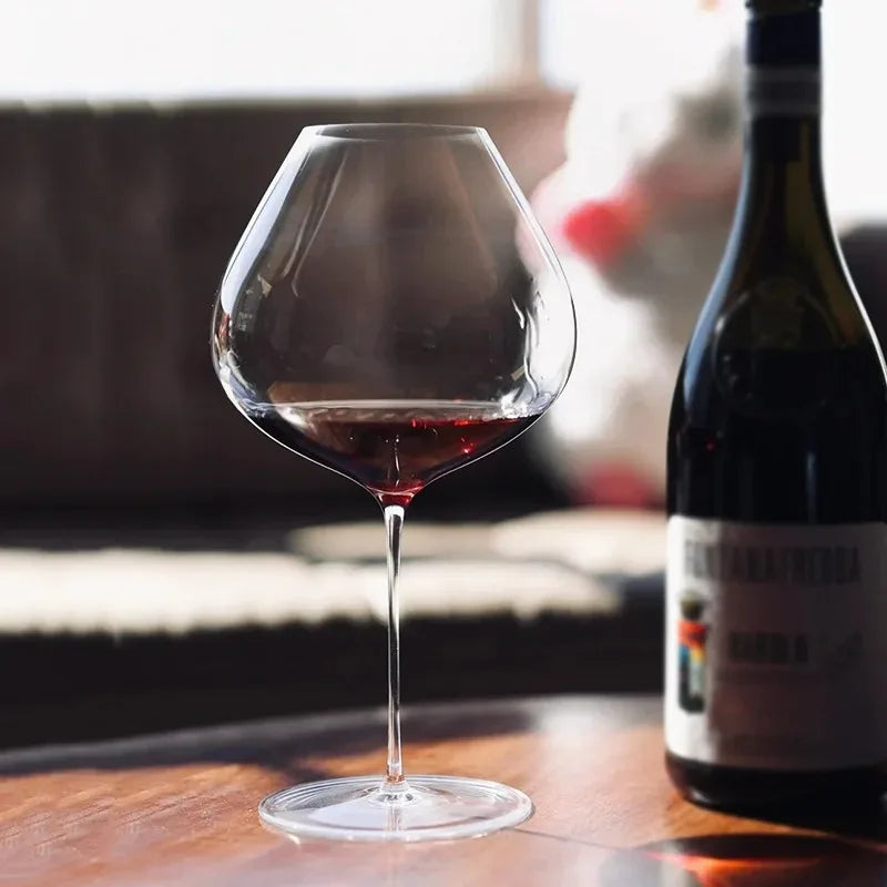 Burgundy Ultra Thin Crystal Stemware Set