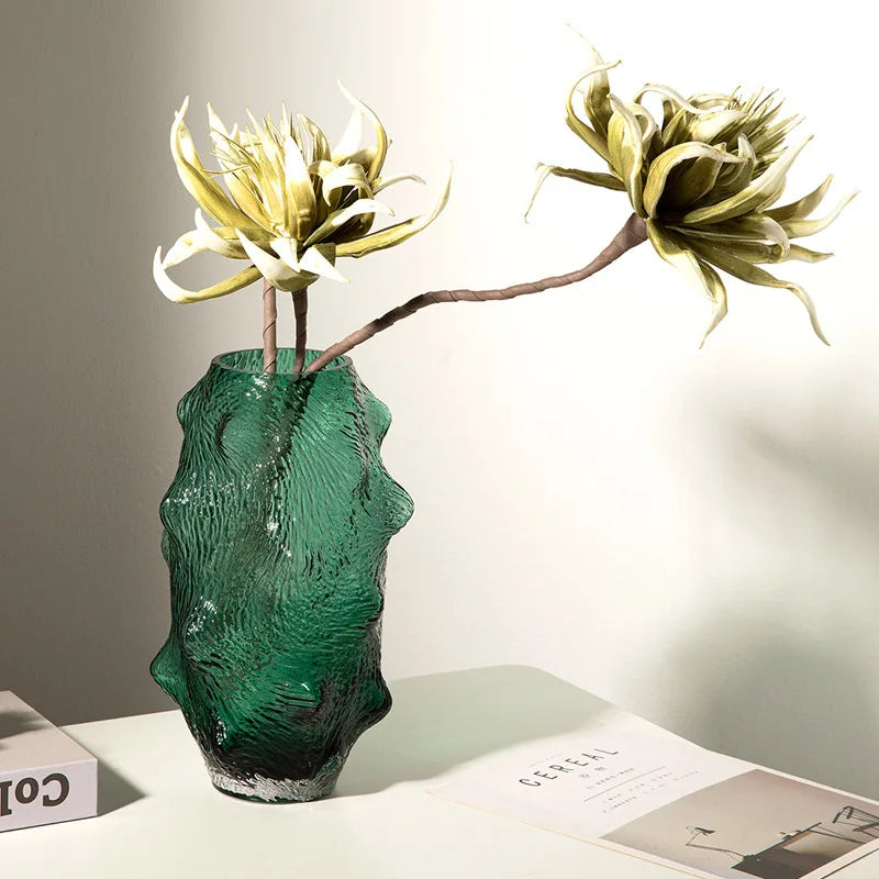 Sea Cucumber Glass Vase by DecorBites™