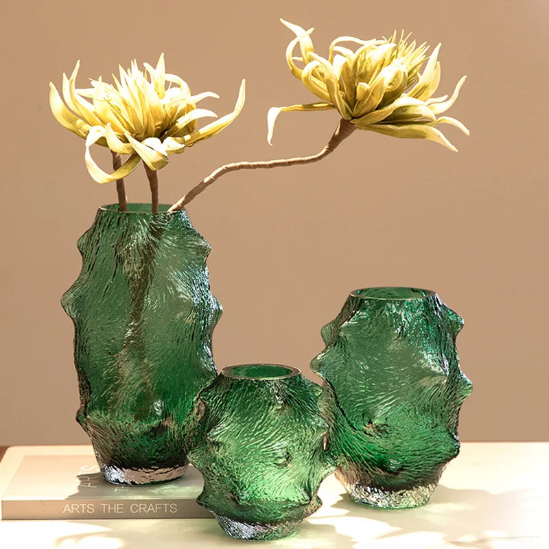 Sea Cucumber Glass Vase by DecorBites™