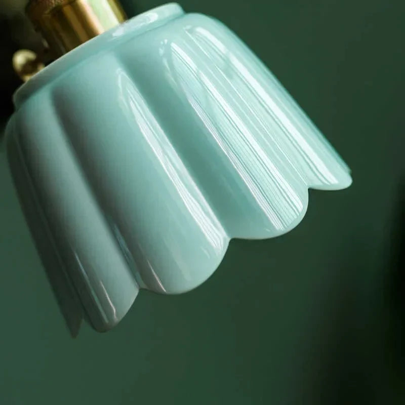 Lotus Flower Ceramic Pendant-DecorBites™