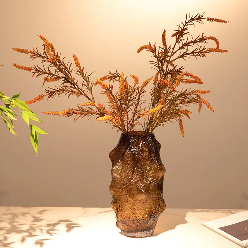 Sea Cucumber Glass Vase by DecorBites™