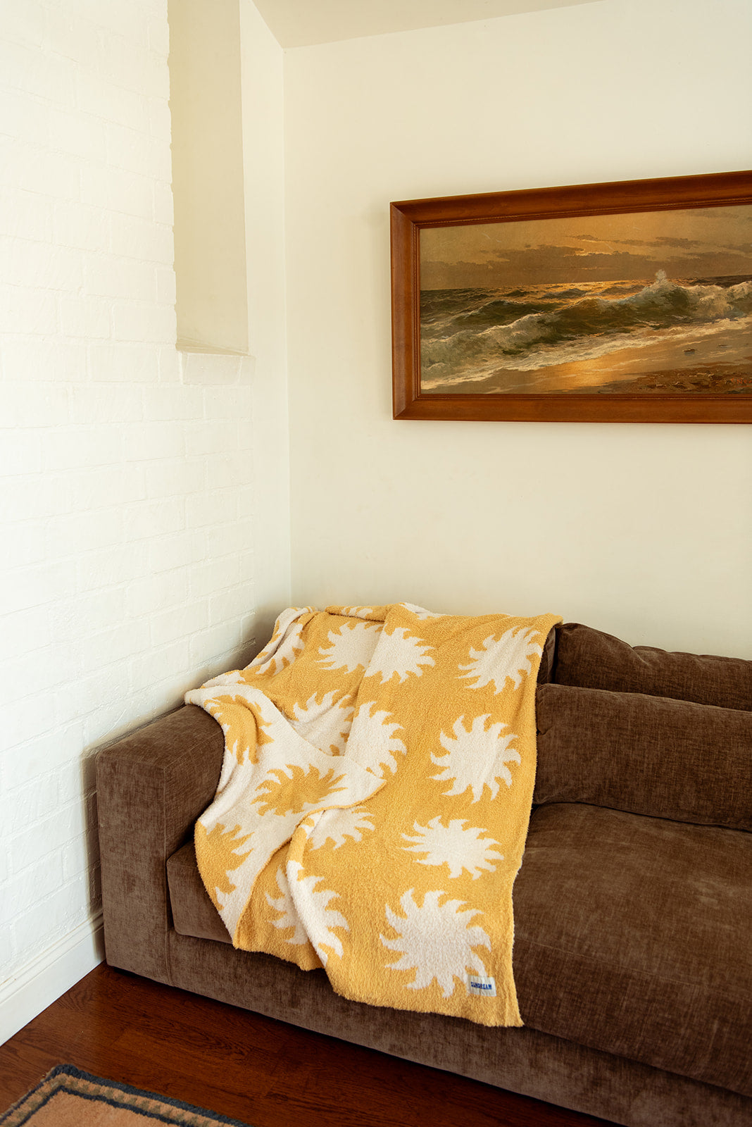 Marigold Sun Plush Throw