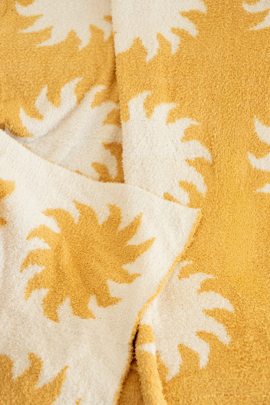 Marigold Sun Plush Throw