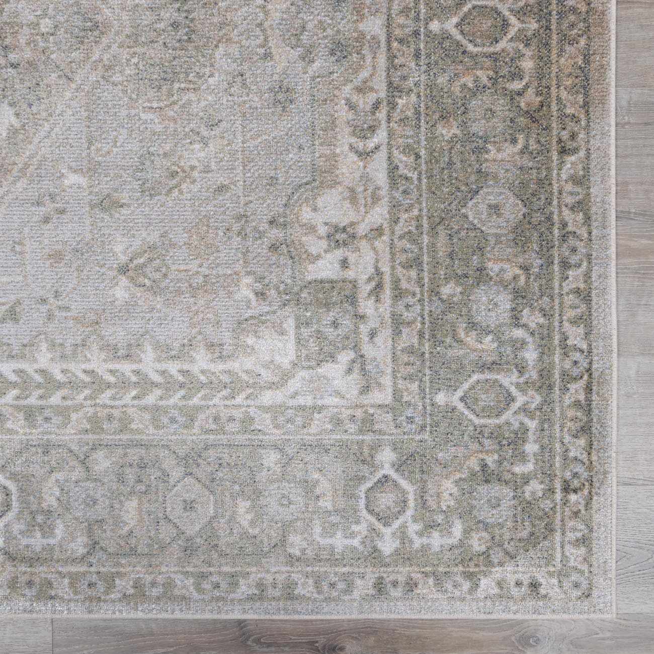 Gael Cream Washable Runner Rug