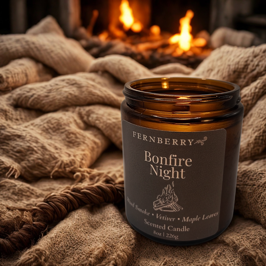 Bonfire Night Wood Wick Candle