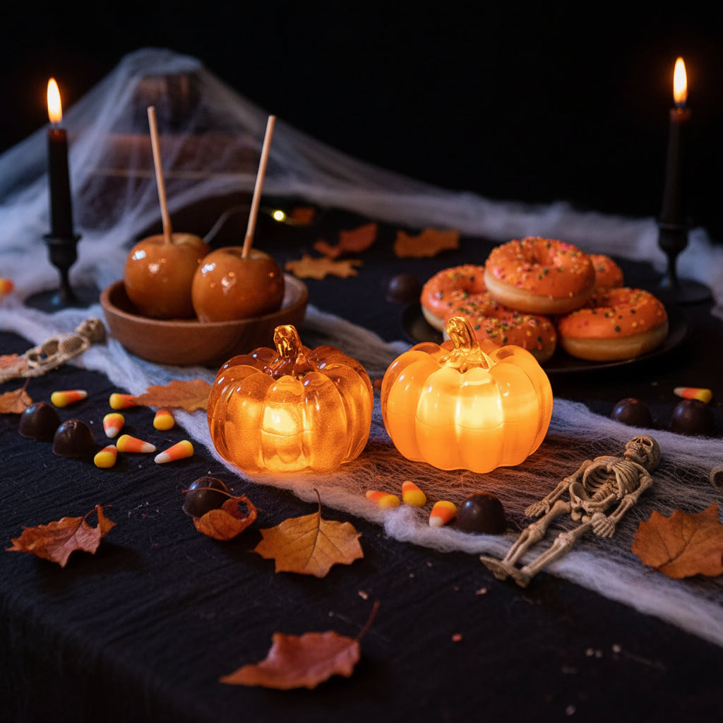 Halloween Luminous LED Pumpkin Tabletop Decor
