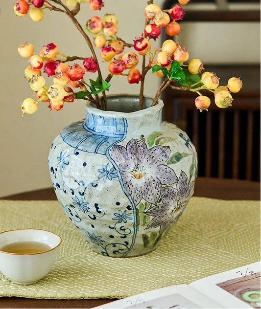 Flora Ceramic Vase by Decorbites