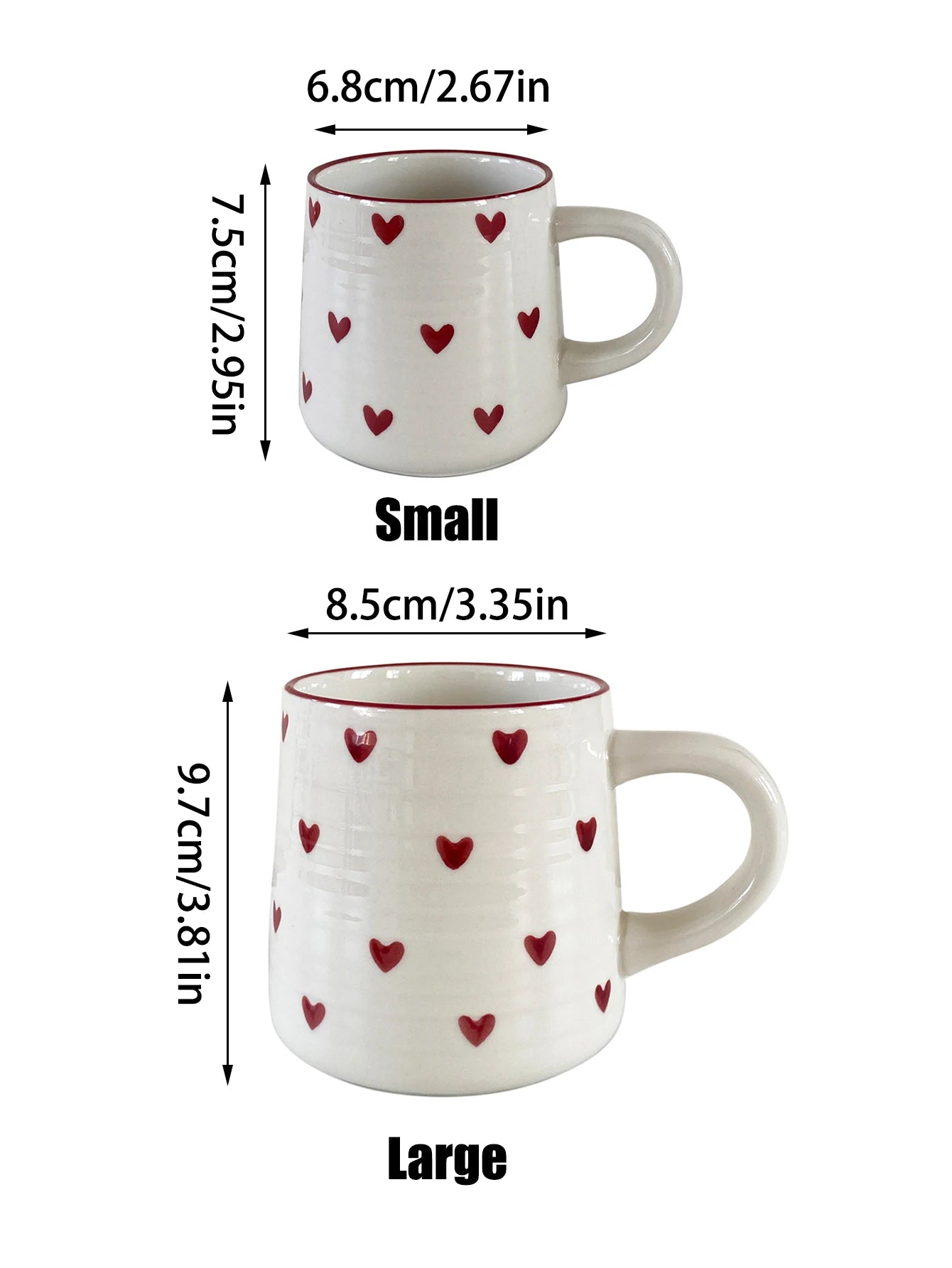 Love Hearts Ceramic Mug
