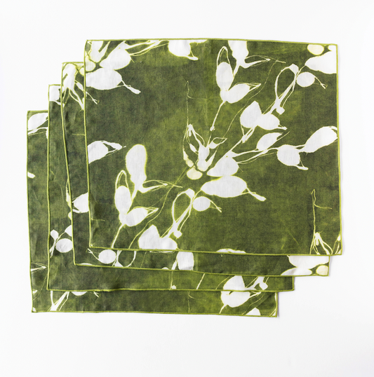 Porto Print in Olive Placemat