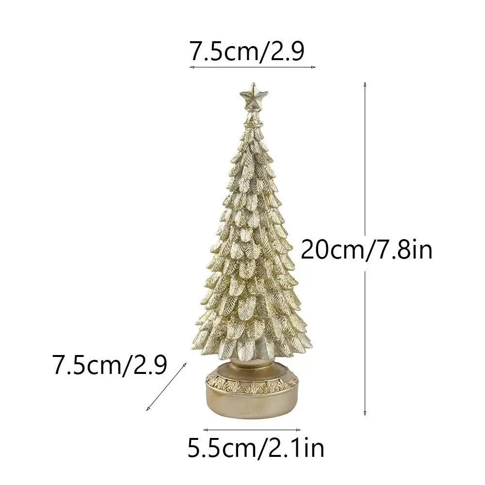 Tabletop Resin Christmas Tree Figurine