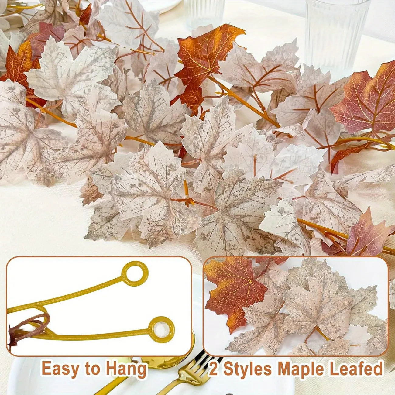 Fall Maples Leaves Garland