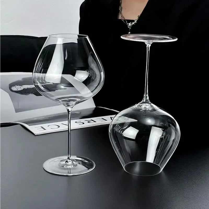 Burgundy Ultra Thin Crystal Stemware Set