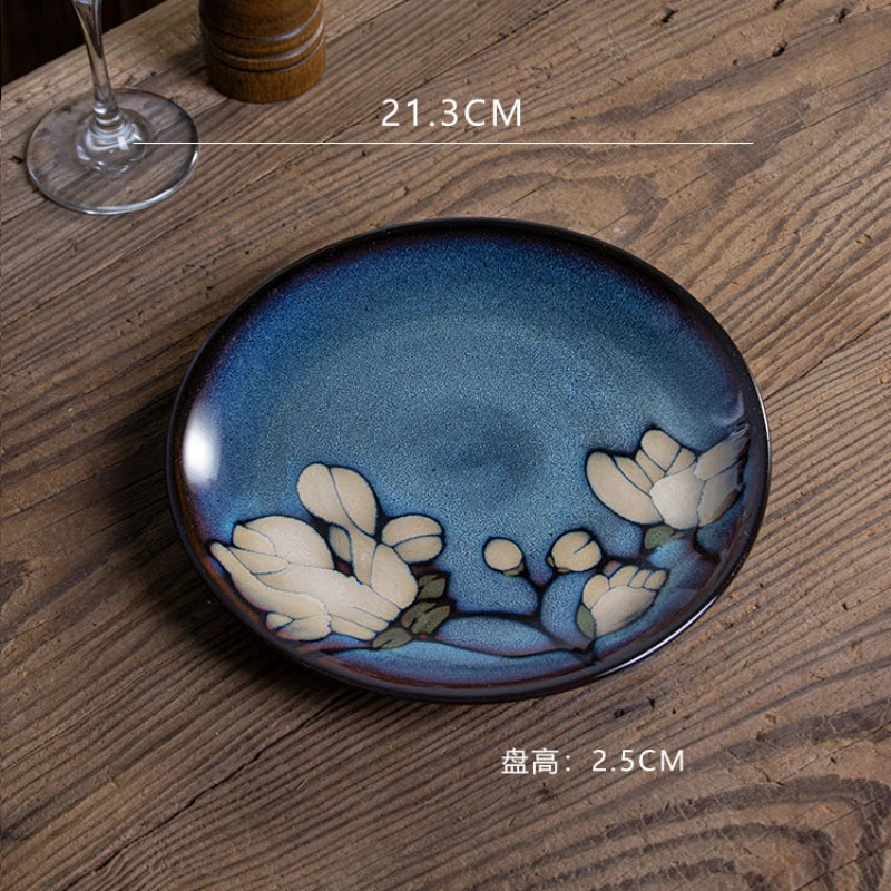 Kellan Glazed Handpainted Tableware