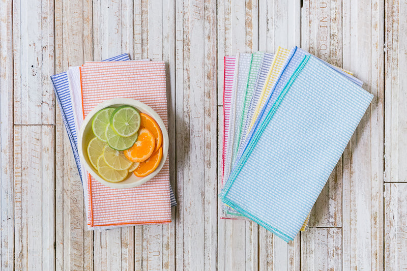 Seersucker Striped Napkins