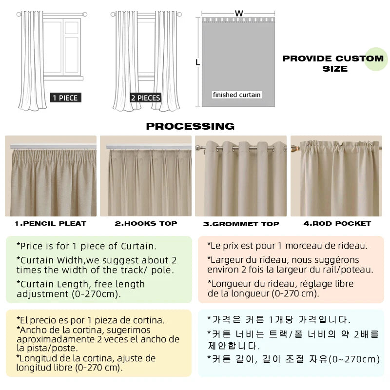 French Pom Pom Tassels Sheer Curtains