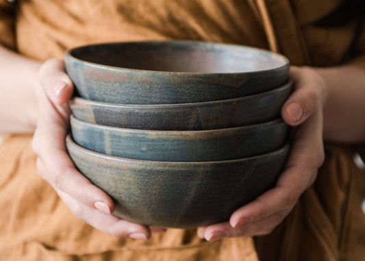 Raya Rust Artisanal Stoneware Bowl