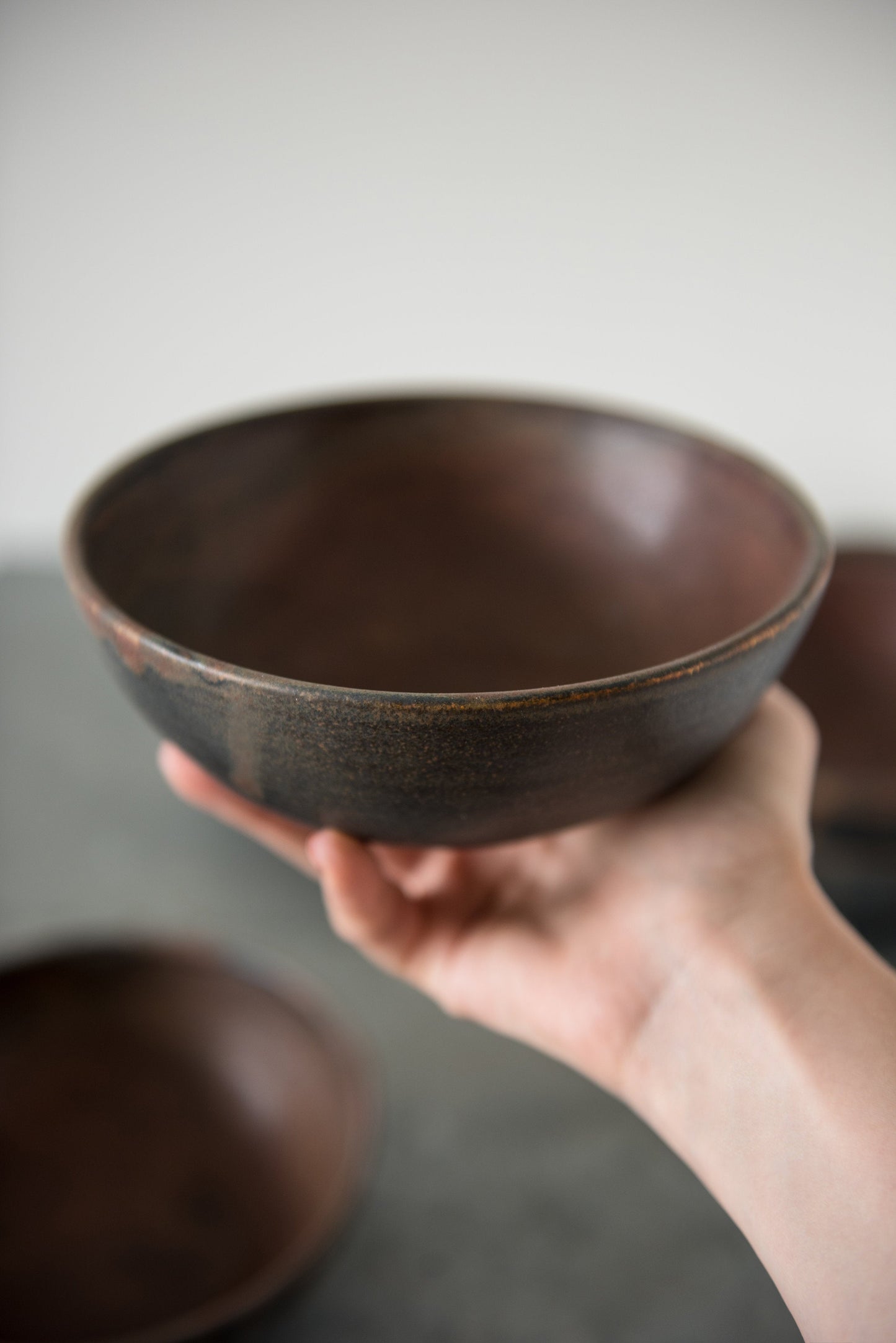 Raya Rust Artisanal Stoneware Bowl