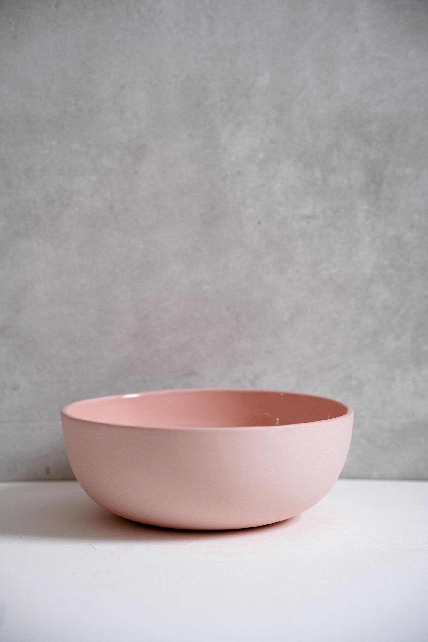 Powder Pink Handmade Porcelain Serving Bowl