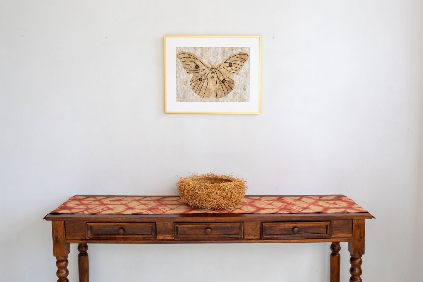 Natural Wild Silk Moth Wall Art