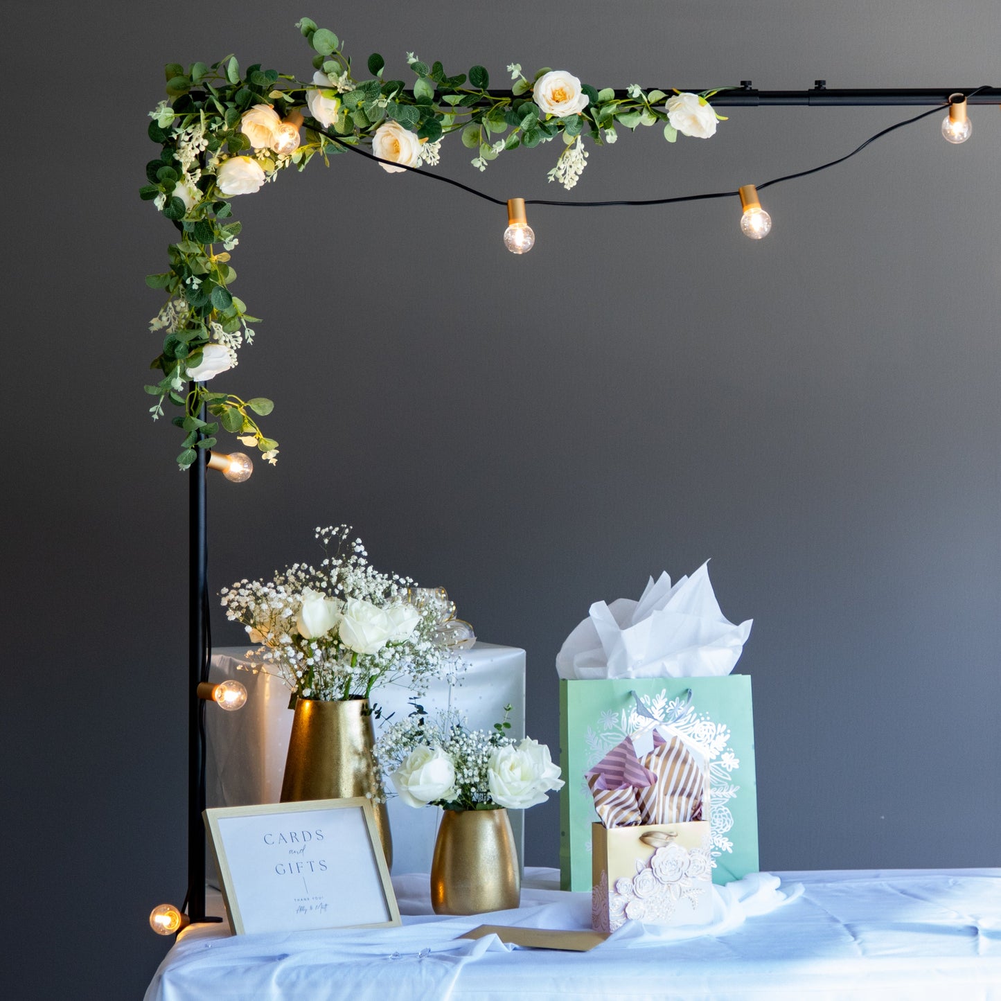 Decorative Table Frame + G40 String Lights Set
