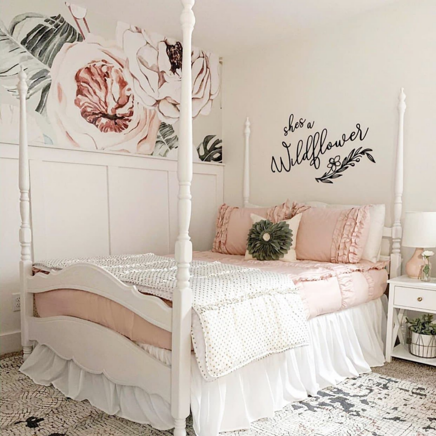 Terracotta Blooms Wallpaper - 2 FT H X 9.5 FT W LUXE