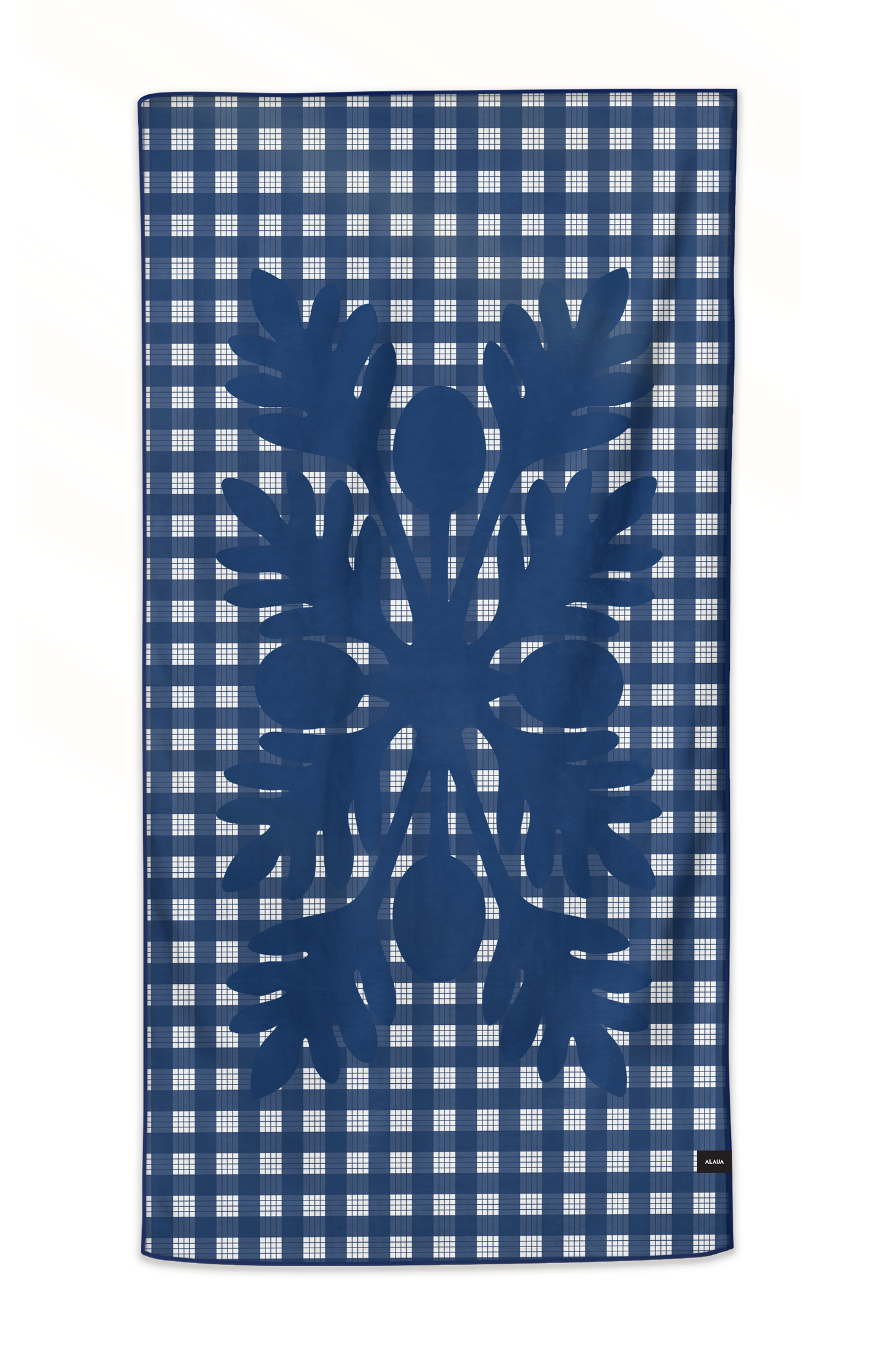 'Ulu Palaka Blue Anywhere Towel