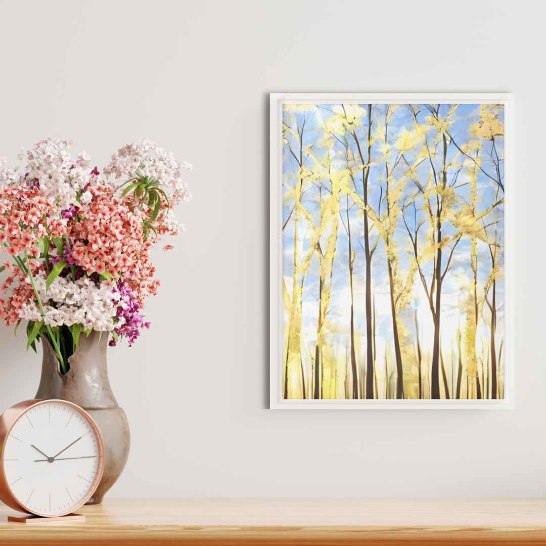 Golden Forest Canvas