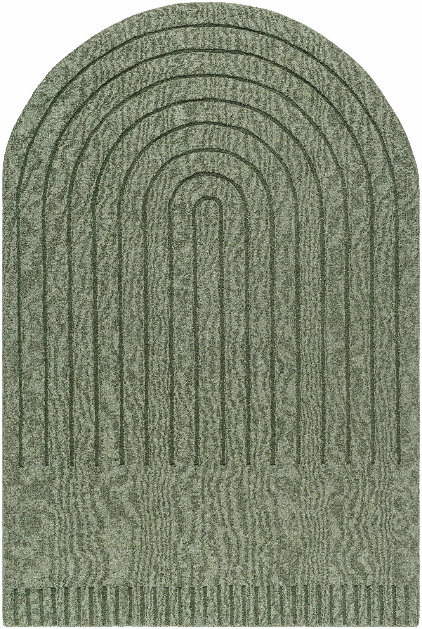 Arnona Green Area Rug
