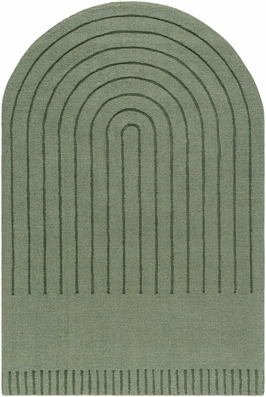 Arnona Green Area Rug