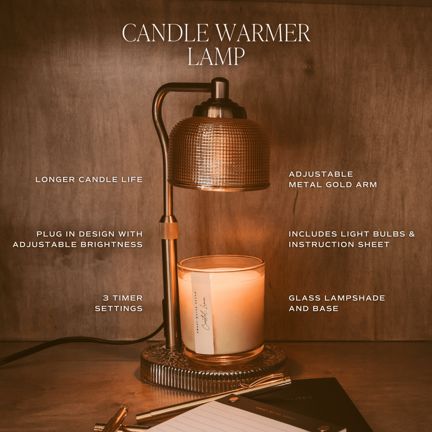 Malia Candle Warmer Lamp