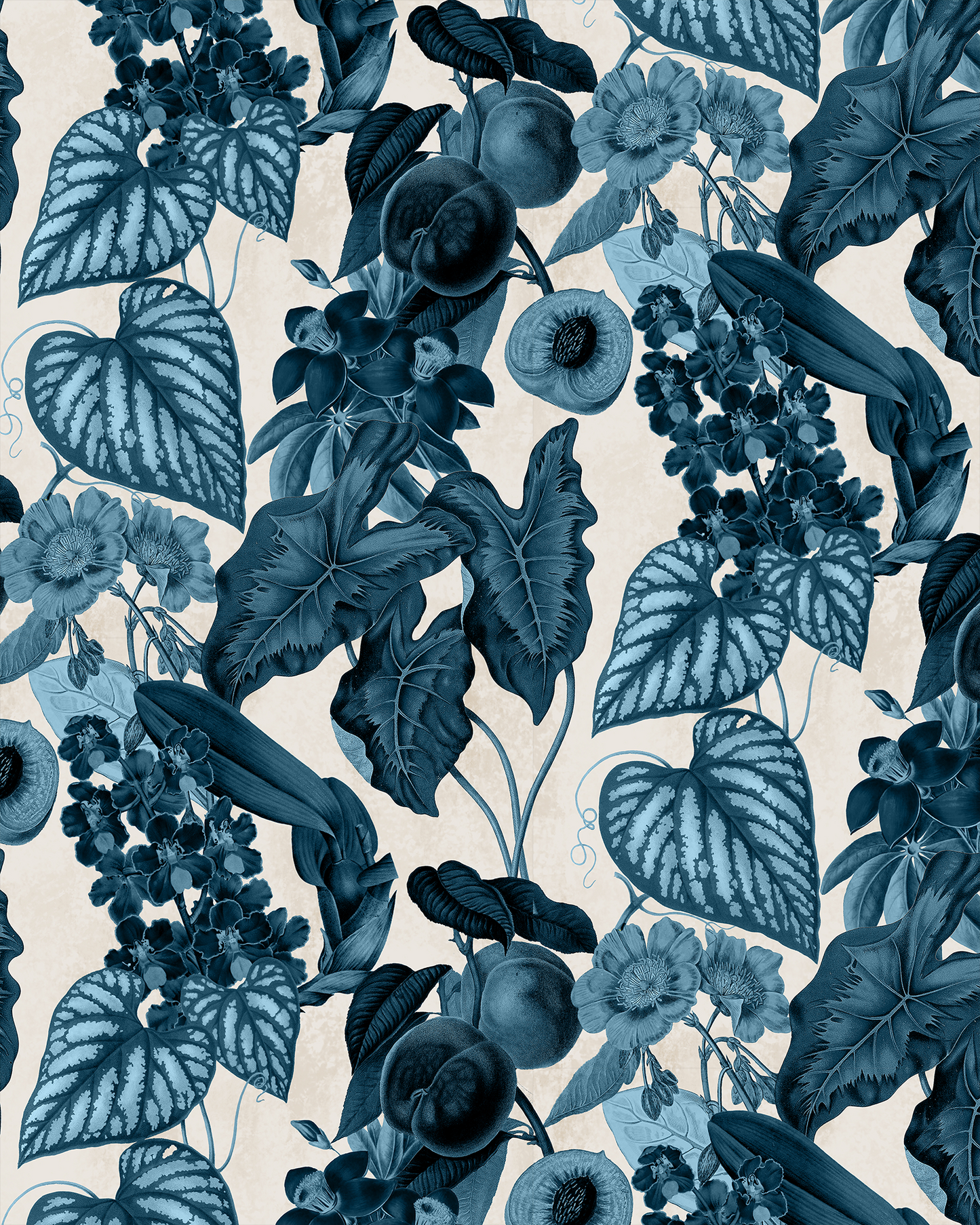 Cali Blue Tropicale Wallpaper