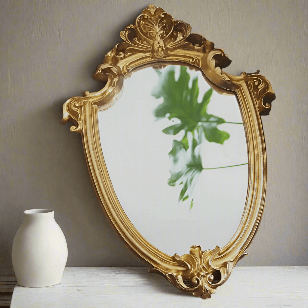 Vintage Gold Baroque Wall Mirror