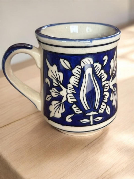 Fraea Hand Painted Ceramic Mugs, Set of 2