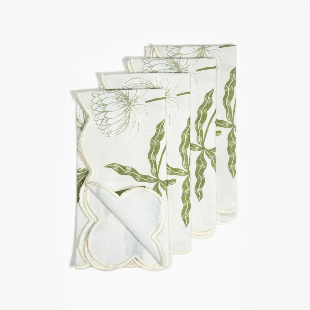 Storytime Dahlias Dinner Napkins
