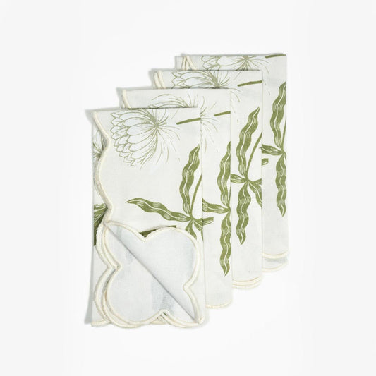 Storytime Dahlias Dinner Napkins