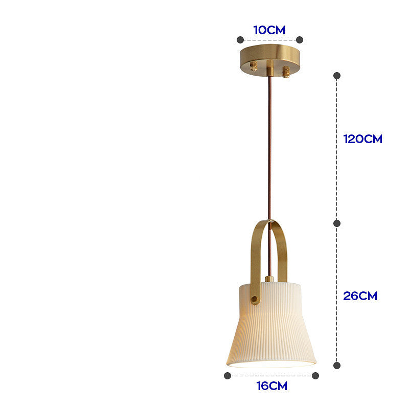 Nordic-Japanese Simple Porcelain Chandelier