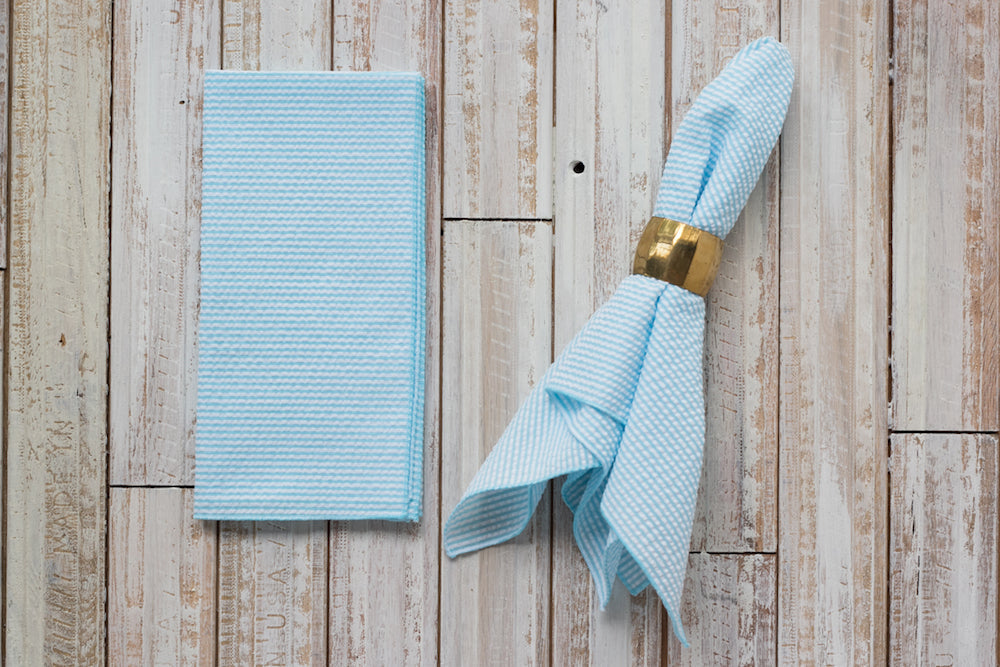 Seersucker Striped Napkins