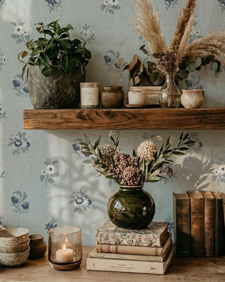 Ashthorn Wallpaper Oxford Gray