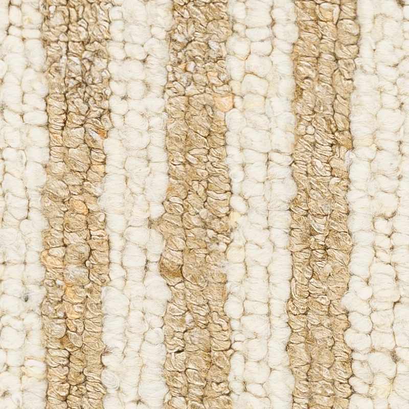 The Ivory Stripe Hand Woven Rug