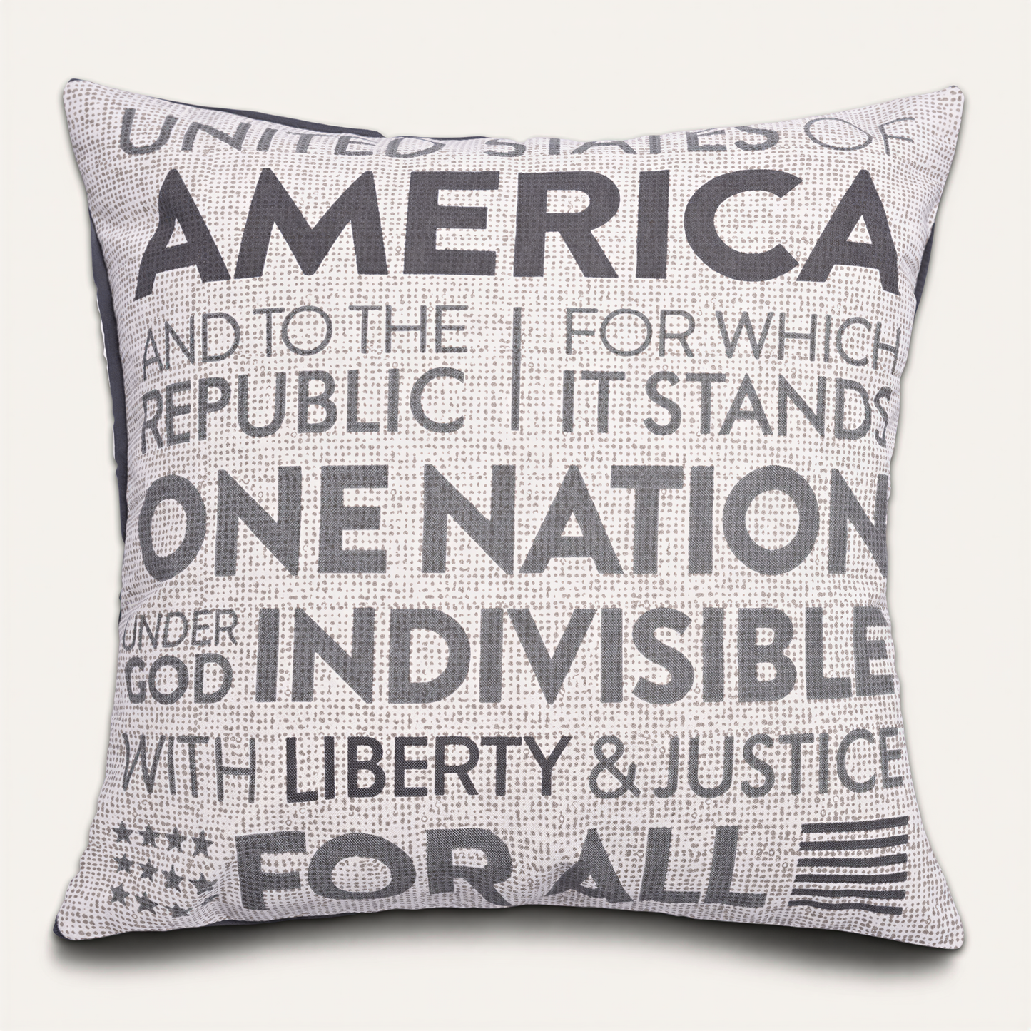 Patriotic Throw Pillow - USA Pillow Cover 18x18