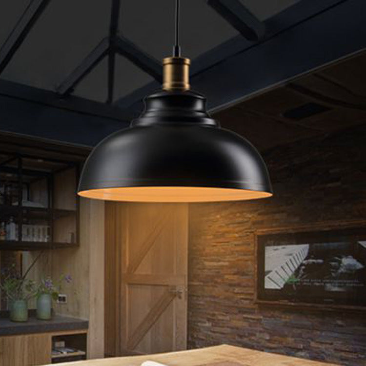 American Country Barn Metal Industrial Pendant