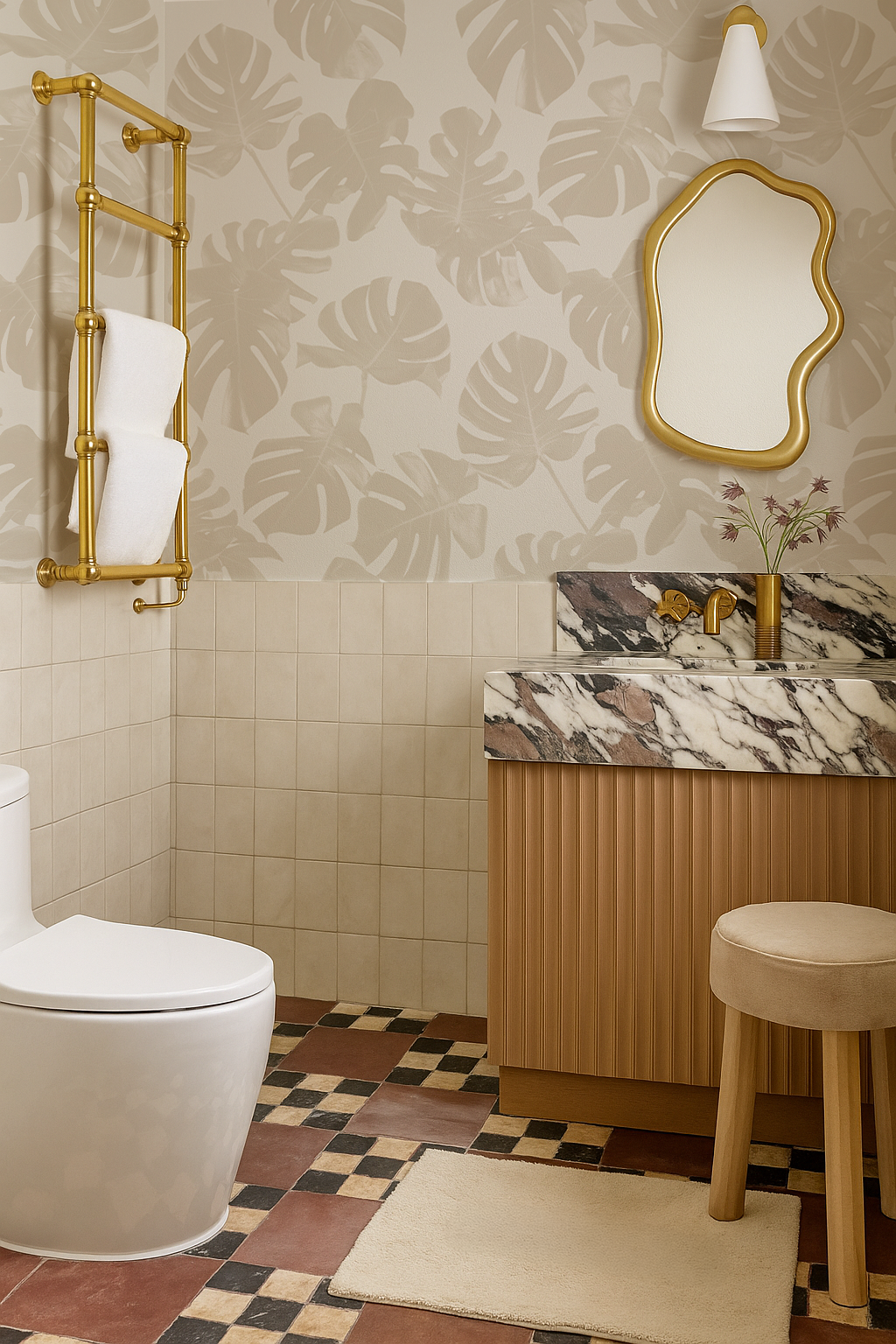 Monstera Leaf Wallpaper