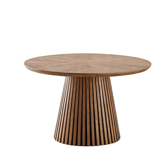 Gael Round Dining Table - Natural Wood