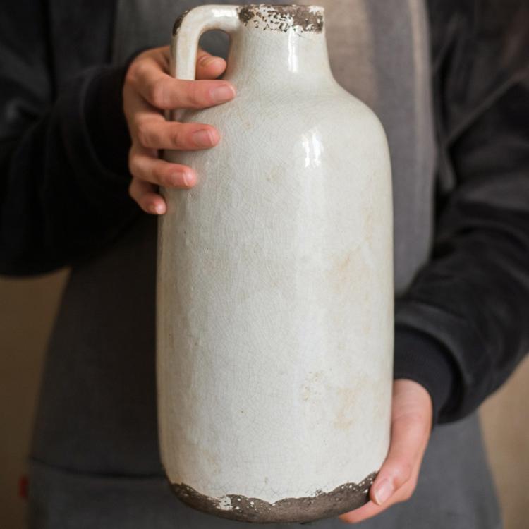 Binglie Glazed Pottery Vase