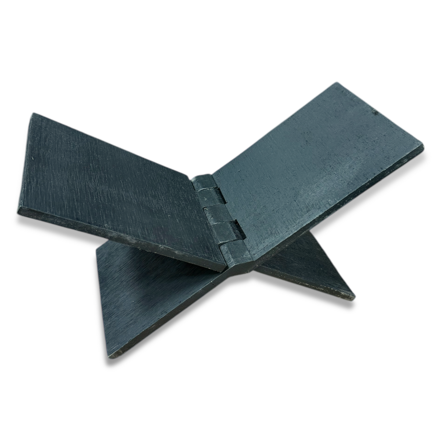 Black Wood Cookbook & Coffee Table Book Stand